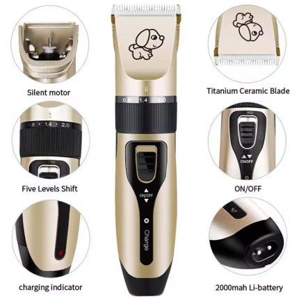Rechargeable Pet Grooming Clipper for Dogs & Cats | Rupkotha Pet Care