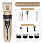 Rechargeable Pet Grooming Hair Clipper Kit for Dogs, Cats & Rabbits | Rupkotha Pet Care
